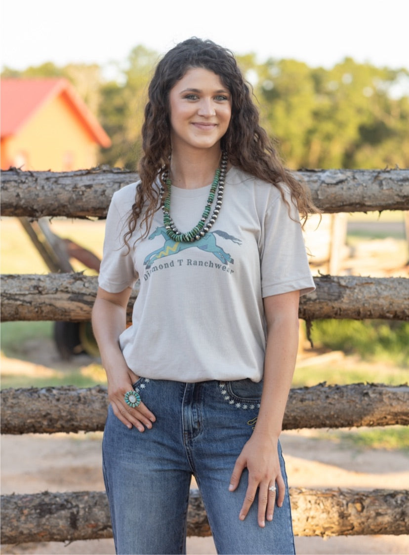 Cowboy Embroidered Jeans