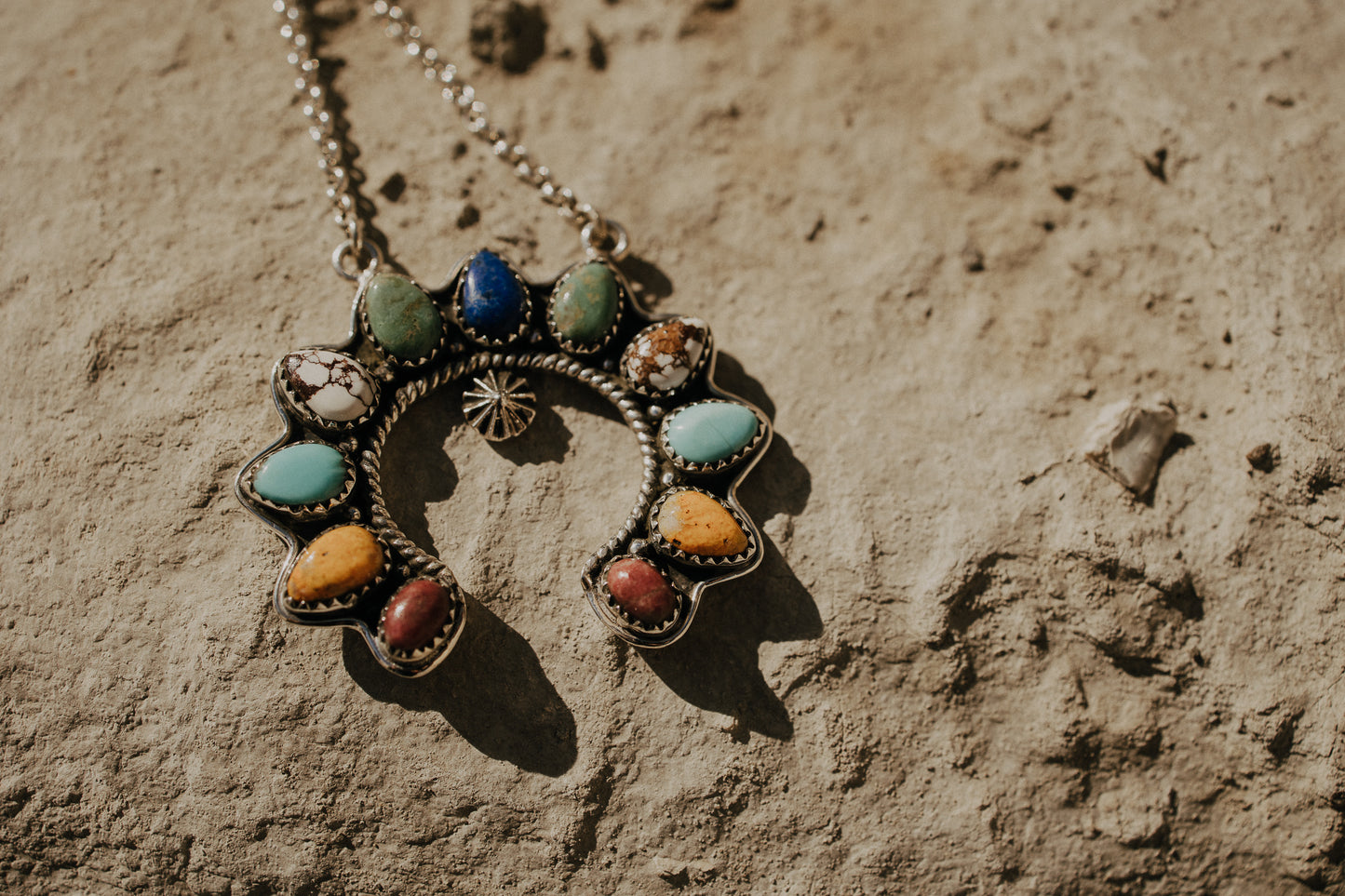 Multi Stone Naja Necklace