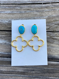 Lucky Turquoise Earrings