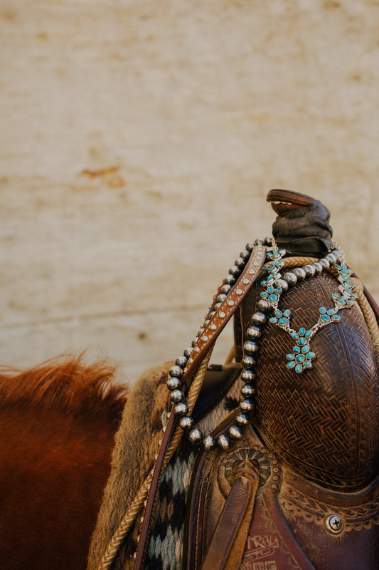 Turquoise Flower Necklace