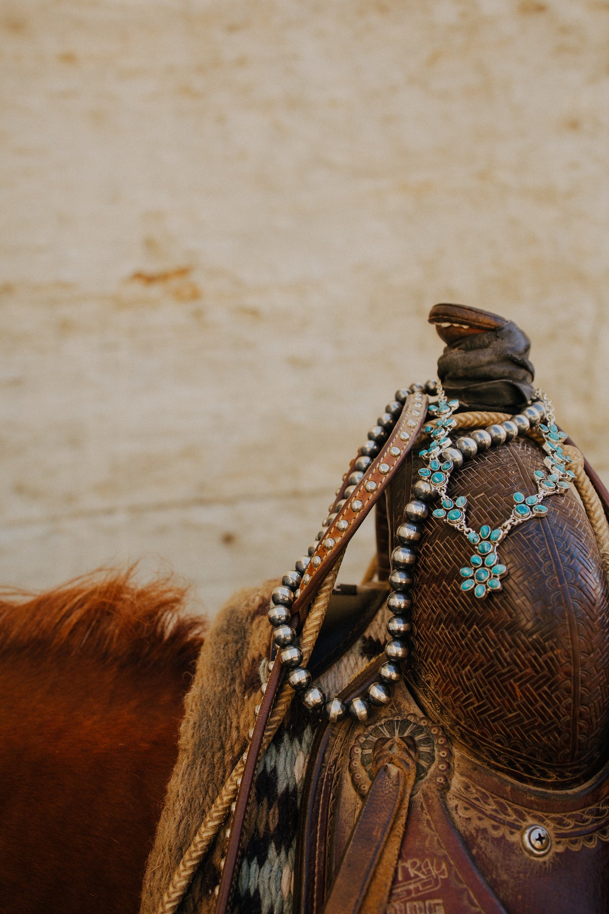 12mm Navajo Pearls Necklace