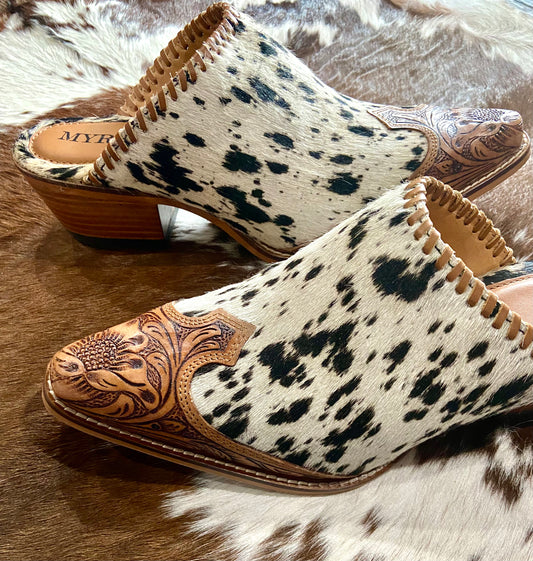 Cowhide Mule Shoes